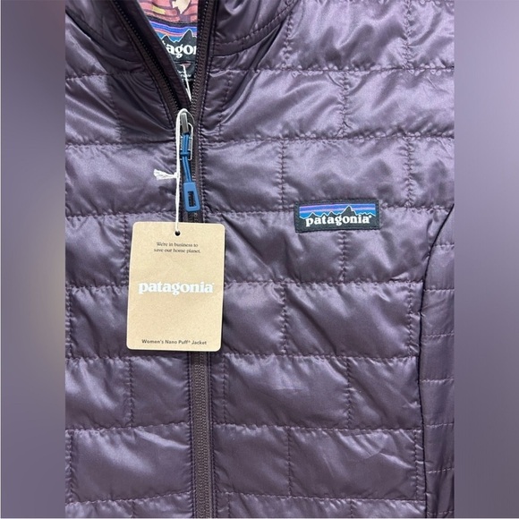Patagonia Women's XS Nano Puff Insulated Jacket Obsidian Plum Purple NWT - Picture 4 of 9